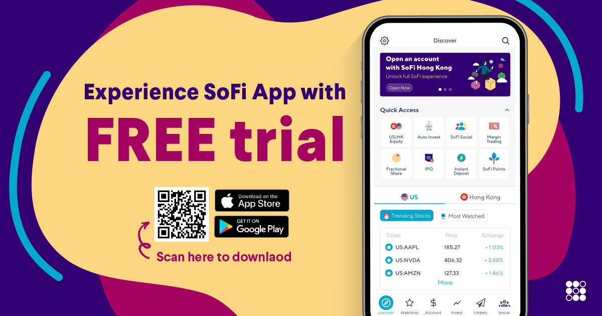 Experience SoFi app with FREE trial