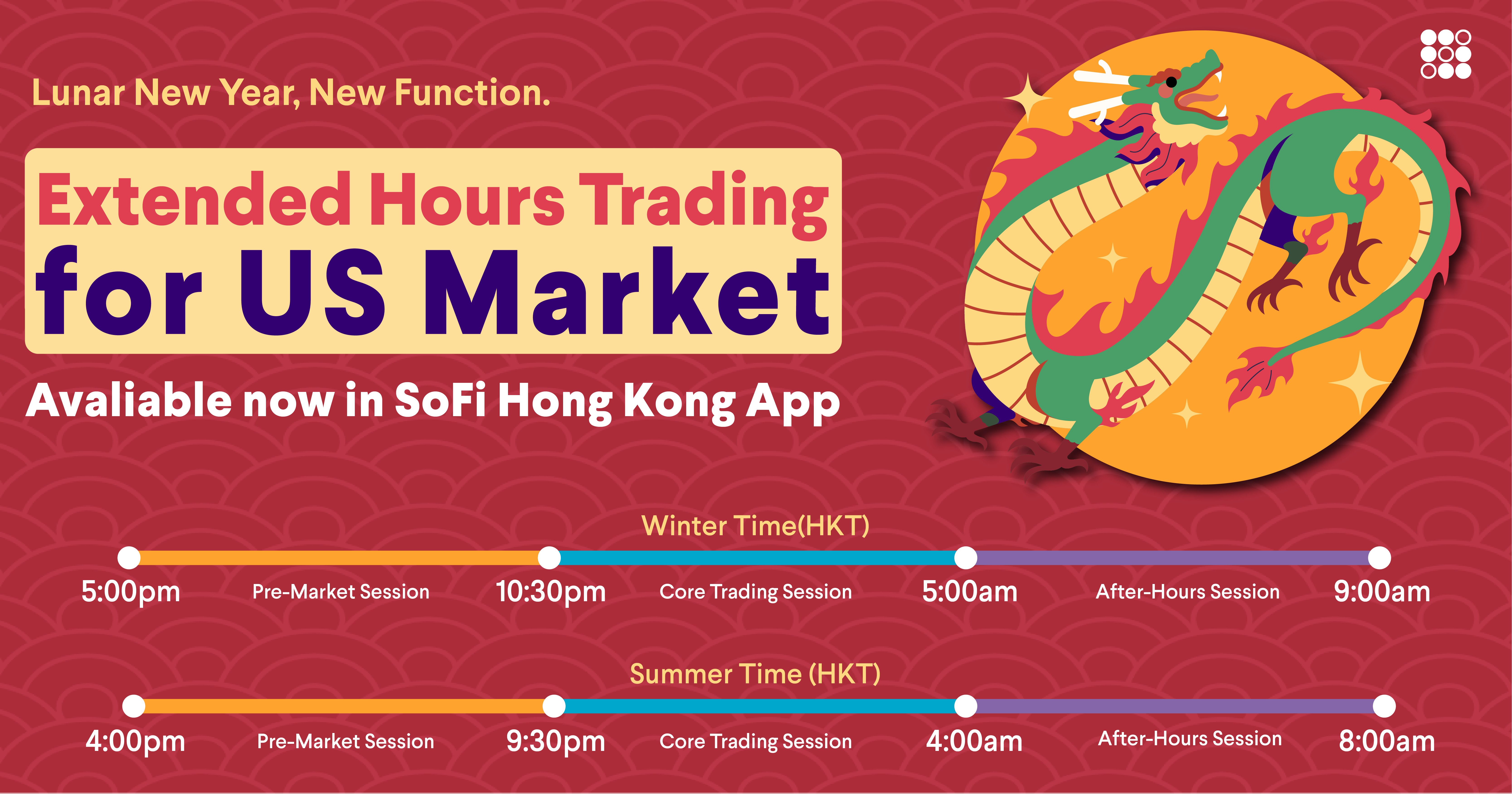 U.S. Extended Hours Trading is now available in  SoFi Hong Kong app